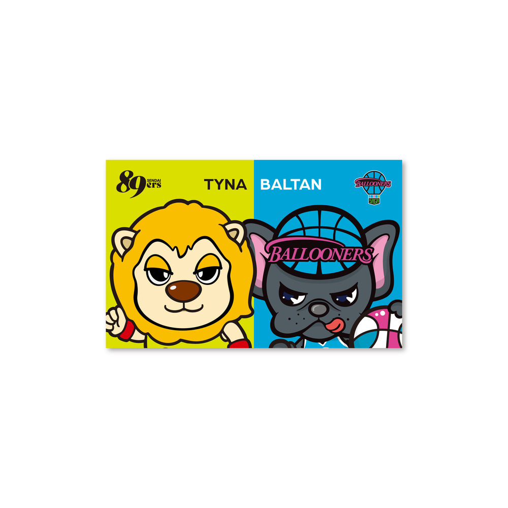 ティナ&times;バルたん コラボステッカー 詳細画像 1カラー 1